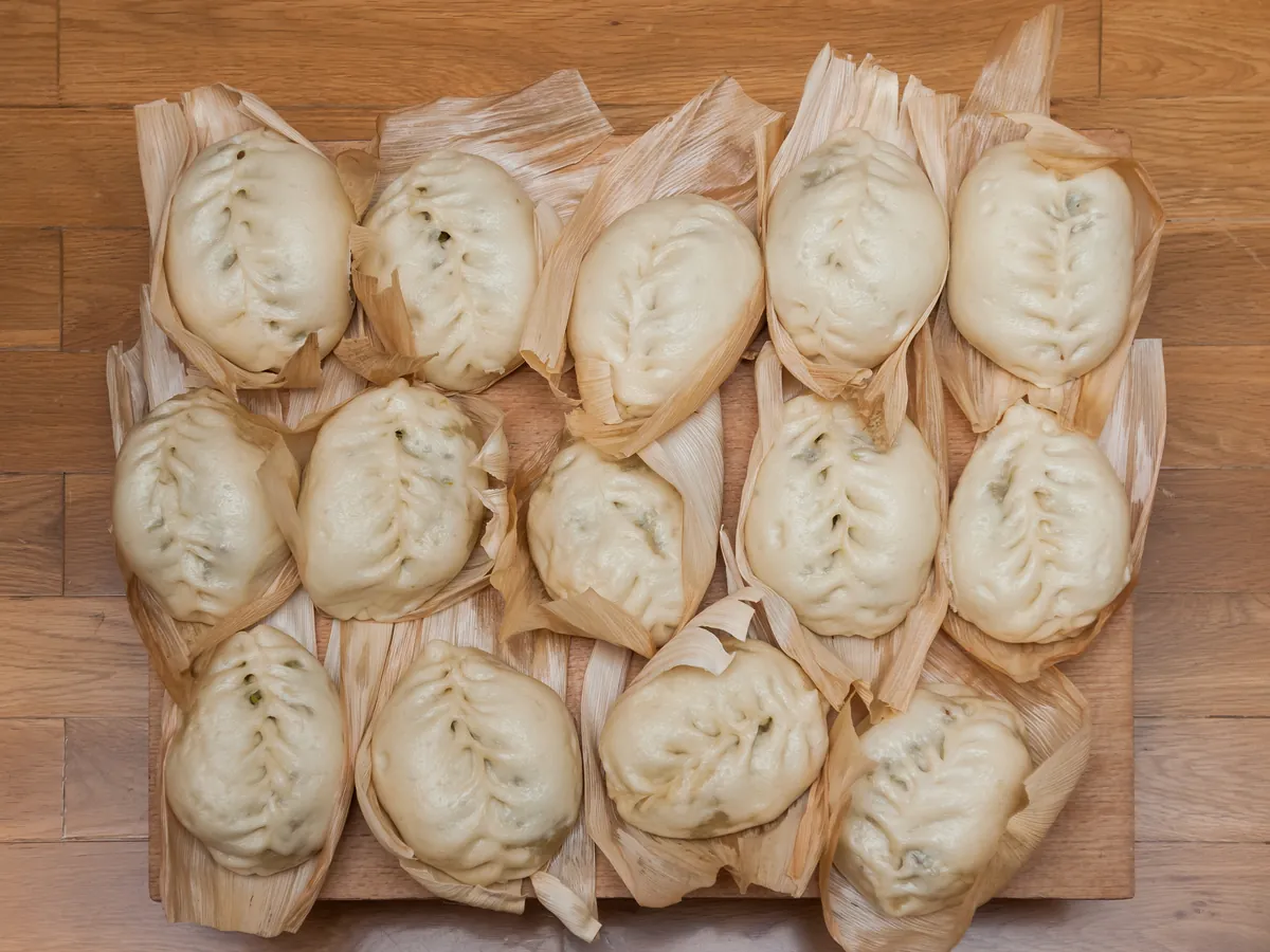 大连家庭制作的水饺，图片不限定馅料