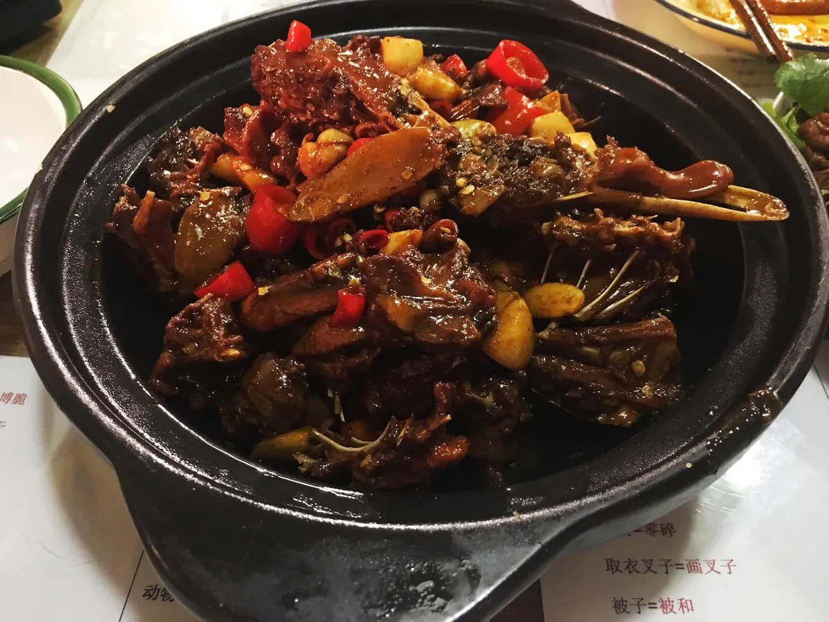 Jiangxi beer-braised duck, representative photograph taken in Nanchang